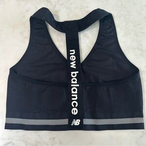 New Balance Black and White Sports Bra. Size XL